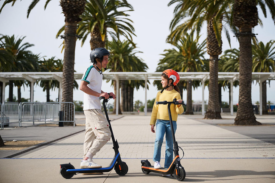 Der Segway-Ninebot E-Scooter in Aktion