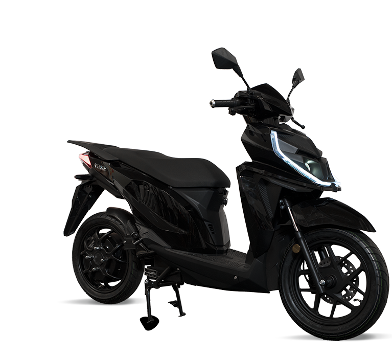 E-Scooter von Aversus in Schwarz