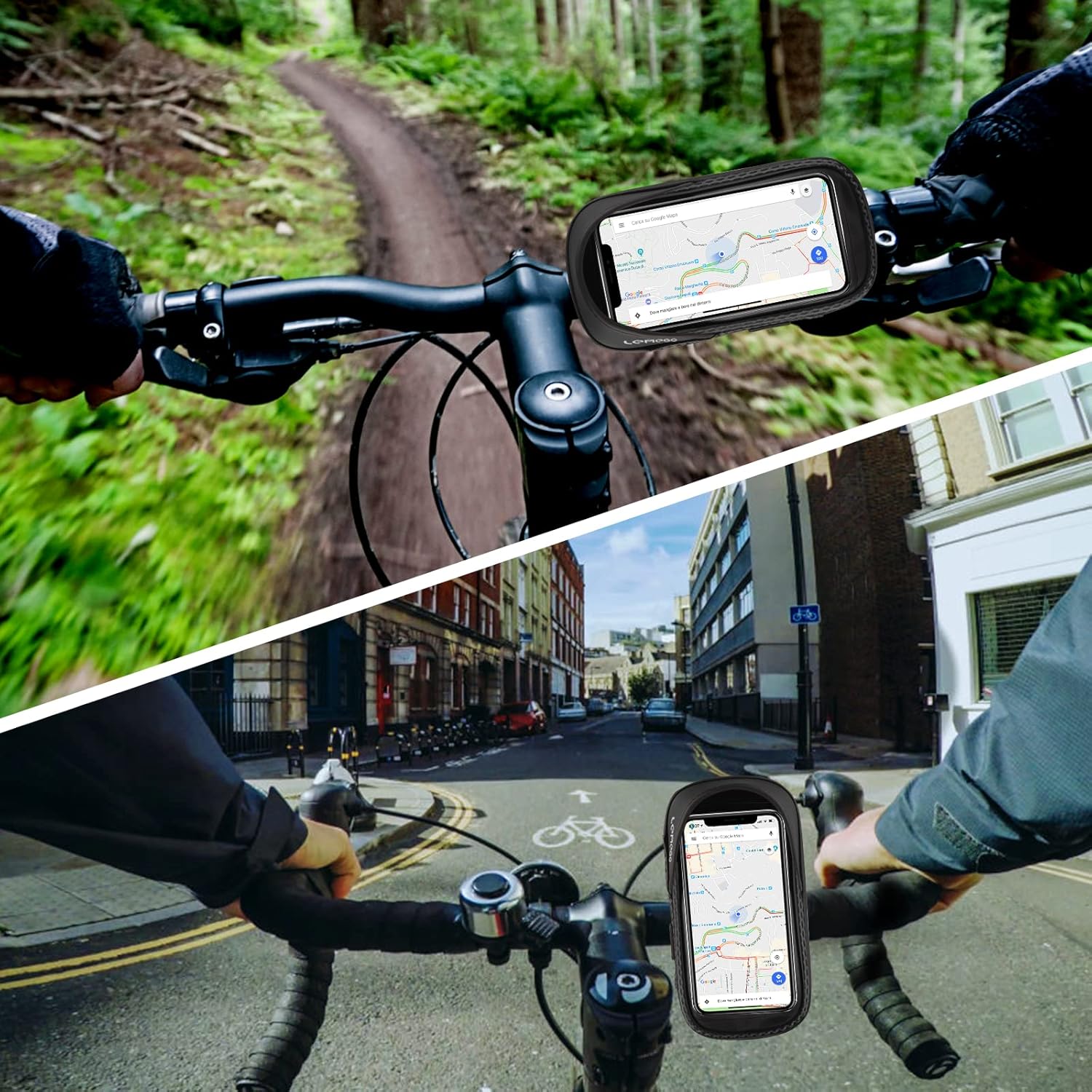 Wasserdichte Handyhalterung für Fahrrad & Motorrad – 360° drehbar
